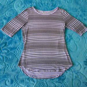 Apt. 9 purple striped shirt